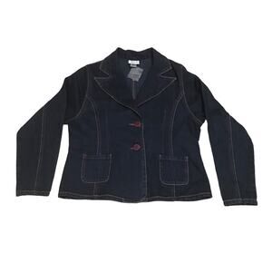 Midnight Velvet Jean/ Denim Jacket Size 10